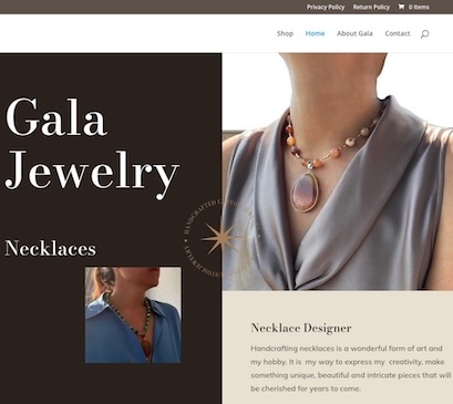 Website Design Jewelry Company