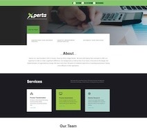 Project Xperta Inc Website design, website implementation and website hosting